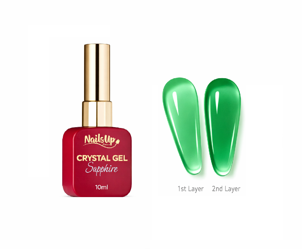 Gel Crystal Glass Nailsup Green 03 10ml