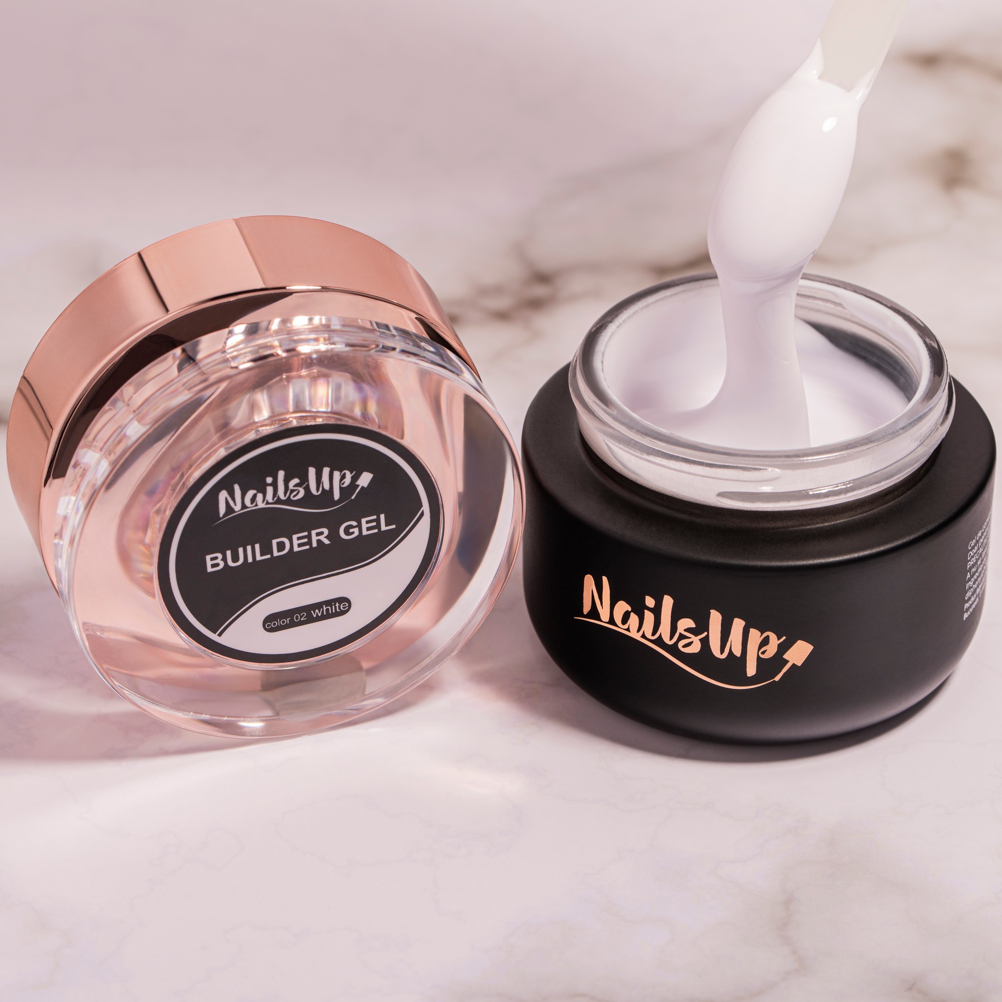 Gel Constructie Unghii Autonivelant NAILSUP White 50g - 02