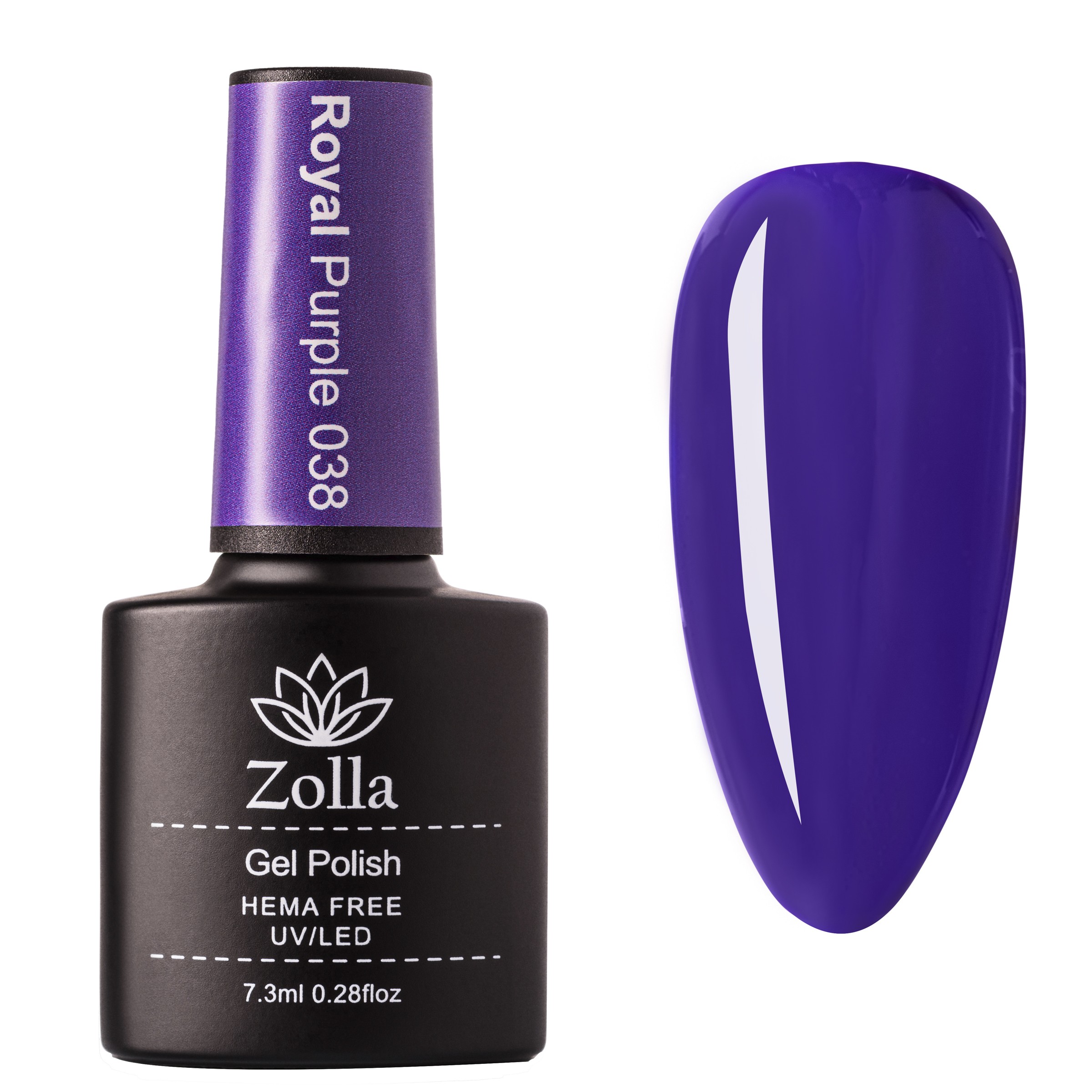 Ojă Semipermanentă Zolla HEMA Free 038 - 7.3ml