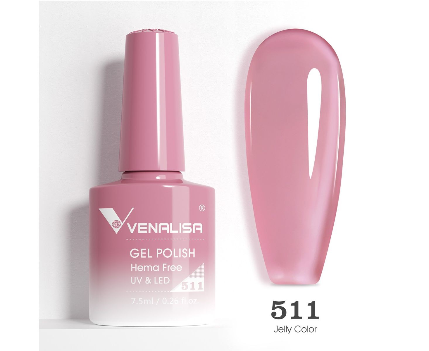 Oja semipermanenta Venalisa Vip 5 Hema Free 7,5 ml 511