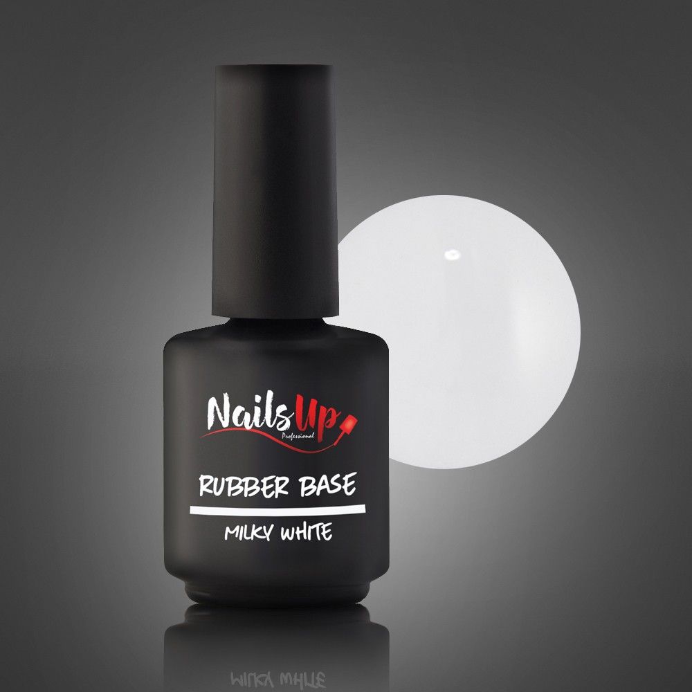 Rubber Base Nailsup - Milky White 13g | NailsUp.ro