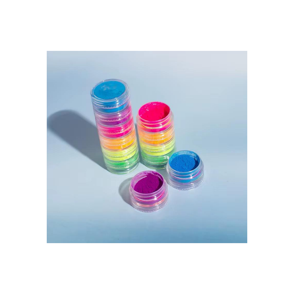 Set 6 Pigmenți Neon NAILSUP pentru nail art intens