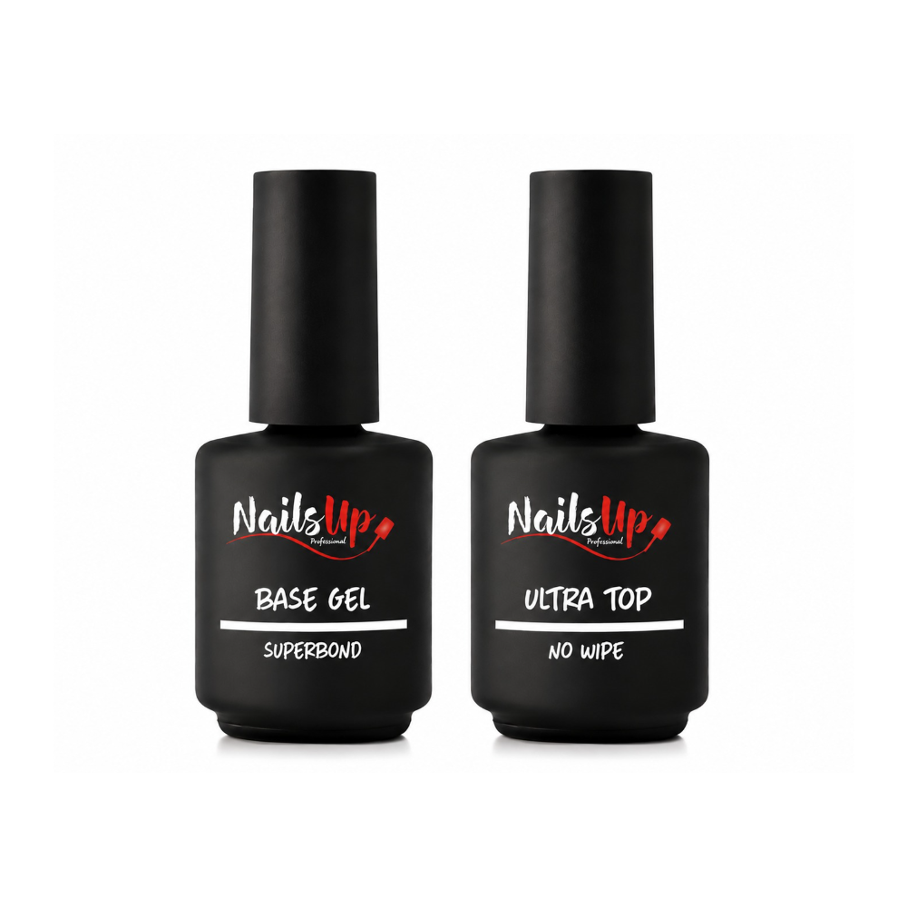 NAILSUP Set Profesional 2 in 1 Aderență și Sigilare Perfectă