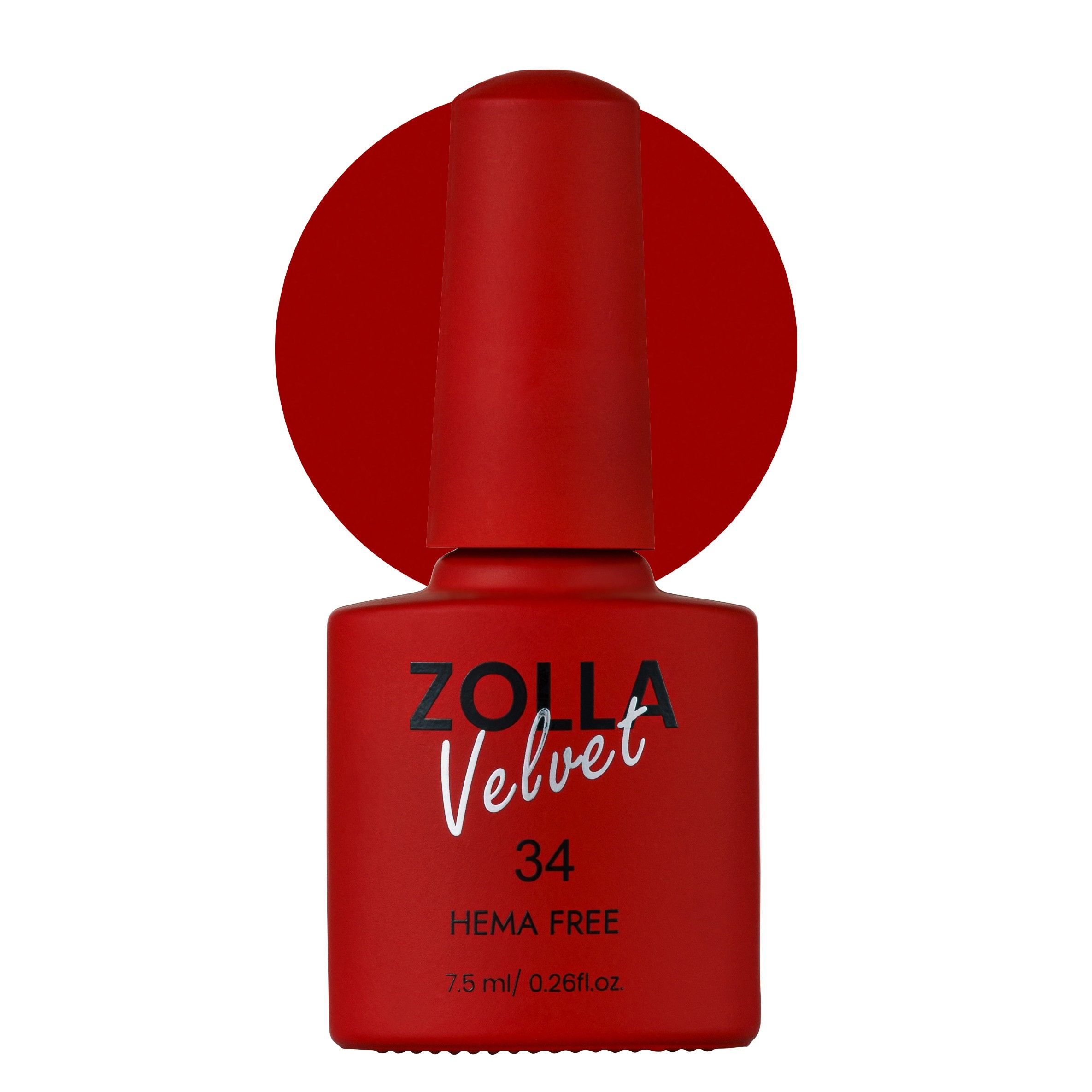 Oja semipermanenta Zolla Velvet Hema Free 34 | NailsUp.ro