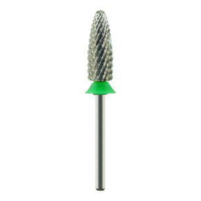 Capat de freza NailsUp carbit indepartare gel conic Green 60mm