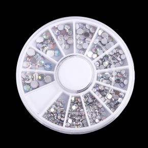 Disc Pietricele Nail Art - Silver