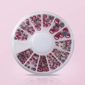 Disc Pietricele Nail Art Roz L24