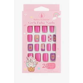 Set 24 Unghii False Model Candy Press On B011