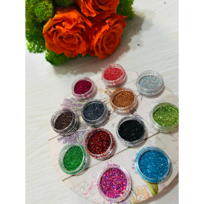 Set 12 Sclipici Nail Art GSP118