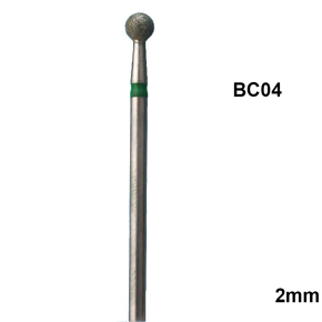 Bit Freza Unghii Cuticula Tip Bila 2mm Verde - BC04