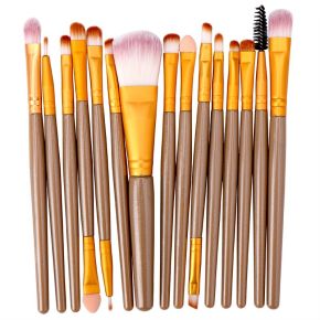 Set 20 Pensule Profesionale Pentru Machiaj, Crem - MB03
