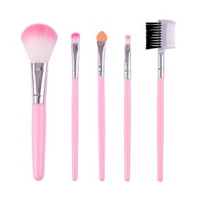 Set 5 Pensule Pentru Machiaj, Roz
