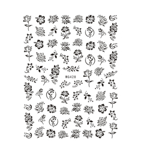 Sticker Unghii Negru - WG428