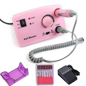 Freză Electrică Profesională Zolla Nail Master Roz, 30.000 RPM pentru Manichiură și Pedichiură