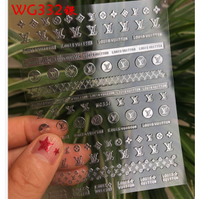 Sticker Unghii - WG332 Silver
