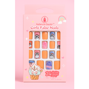Set 24 Unghii False Press On Christmas CM29