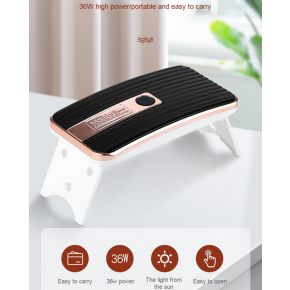 Lampă UV/LED Mini Portabilă Mini6 36W cu USB și Timer 60/120s pentru Manichiură