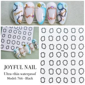 STICKER UNGHII - Black JO 766