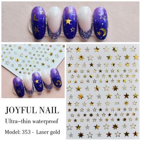STICKER UNGHII - Laser Gold JO353