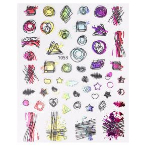 STICKER UNGHII - Rainbow JO 1053