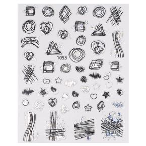 STICKER UNGHII - Silver JO 1053