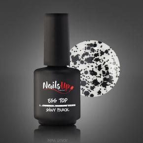 Top Coat NAILSUP Egg Shiny Black 13g