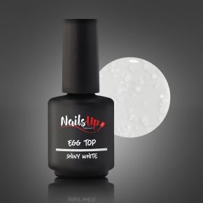 Top Coat NAILSUP Egg Shiny White 13g
