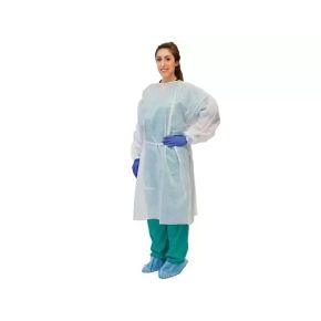 Halat alb pentru protectie cu legaturi 10 set