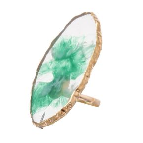 Inel Paleta pictura unghii, Nail Art, Verde