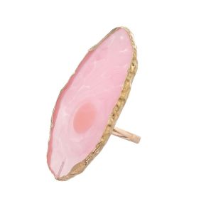 Inel Paleta pictura unghii, Nail Art, Roz