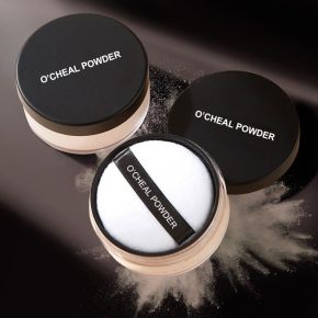 Pudra Makeup matifianta pentru fixarea machiajului, Long Lasting, Natural Color