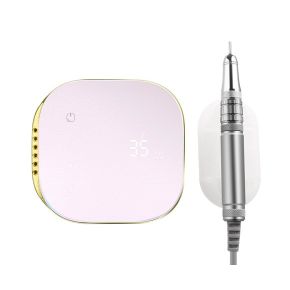 Freză Unghii Profesională 48W 35000 RPM JMD-S108P Roz – Putere Mare pentru Manichiură/Pedichiură