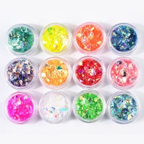 Set 12 Decor Unghii NailsUp Paiete si Foite colorate  Nail Art 03