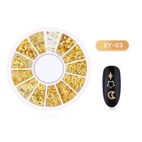 DISC 3D NAIL ART GOLD - 03
