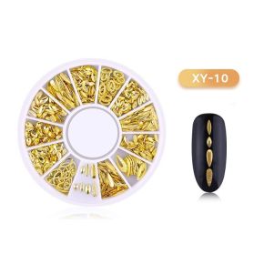 DISC 3D NAIL ART GOLD - 10
