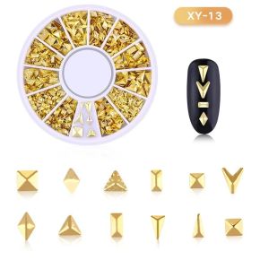 DISC 3D NAIL ART GOLD - 13