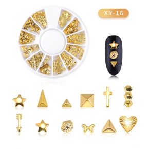 DISC 3D NAIL ART GOLD - 16