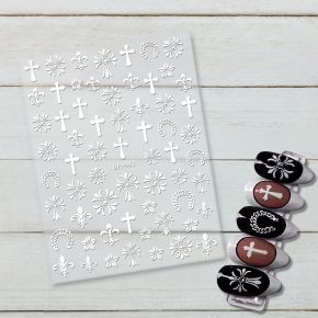 Abtibild Unghii, DH-441WHITE