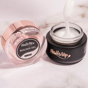 Gel Constructie Unghii Autonivelant NAILSUP Milky White 30g - 14