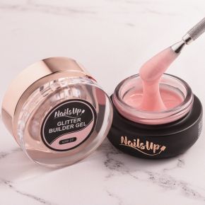 Gel Constructie Unghii Autonivelant Glitter NAILSUP 50g - 27