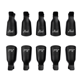 Clipsuri unghii set 10 bucati - negru