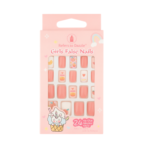 Set 24 Unghii False Press On Fruity & Hearts - CM08