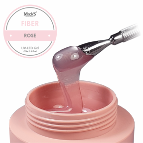 Gel Uv Mack's Fiber Rose 50g