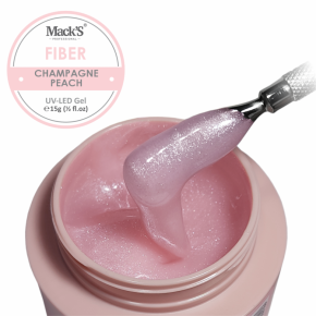Gel Uv Mack's Fiber Champagne Peach 50g