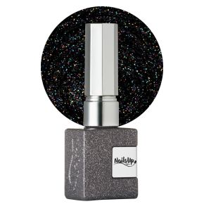 Oja Semipermanenta NAILSUP Infinity Silver cu Sclipici 046