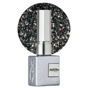 Oja Semipermanenta NAILSUP Infinity Silver cu Sclipici 048 