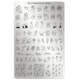 Matrita Moyra Pentru Stampila nr 102 - Fine Lines