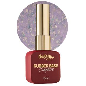 Rubber base NAILSUP Sapphire Flakes 013 10 ml