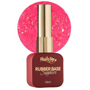 Rubber base NAILSUP Sapphire Flakes 014 10 ml 