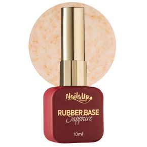Rubber base NAILSUP Sapphire Flakes 02 10 ml 